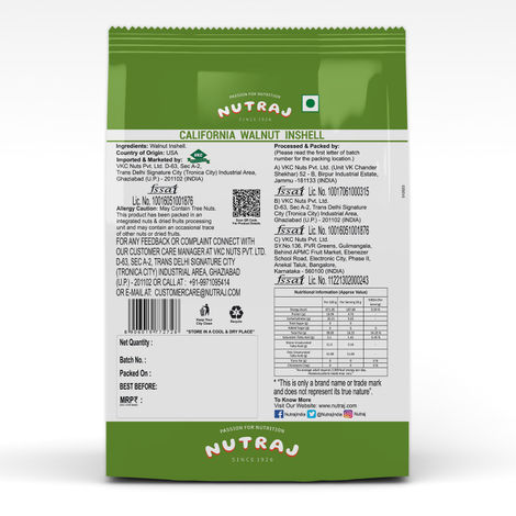 Nutraj California Walnut/Akhrot Inshell