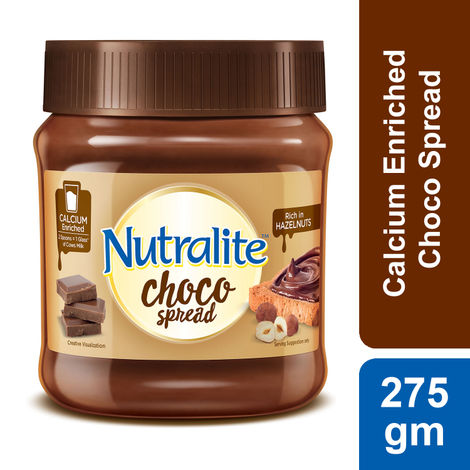 Nutralite Choco Spread Enriched With Milk Calcium Premium Chocolate and Real Hazelnuts - 275 g