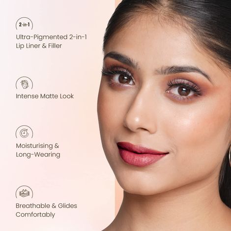 Swiss Beauty Lip Stain Matte Lipstick - 222 Hot Nude