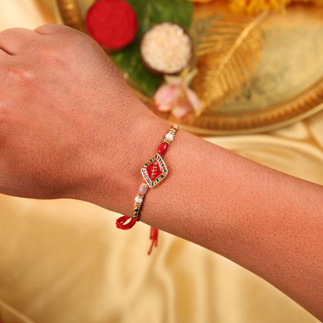 Pichai Enamelled Pendant Veera Rakhi