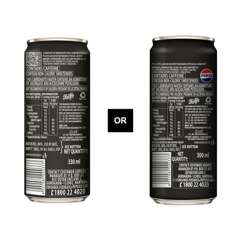 Pepsi Black Cola Diet Soft Drink