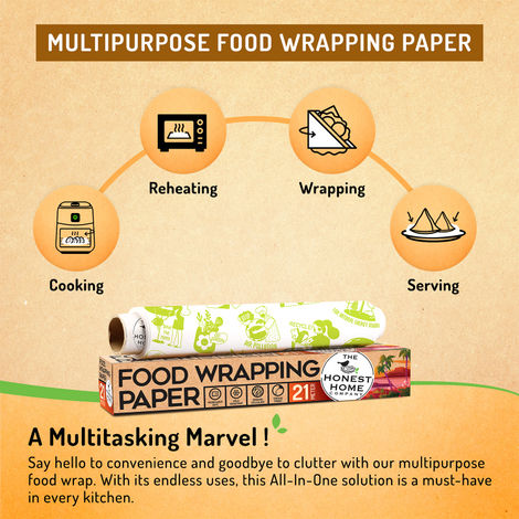 The Honest Home Company Food Wrapping Paper - 21 Meter