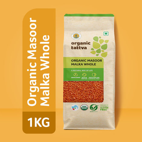 Organic Tattva Masoor Malka Whole