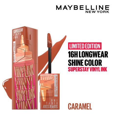 Maybelline New York Superstay Vinyl Ink - Longwear Shine Lip Color | Caramel
