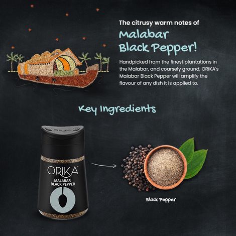 Orika Malabar Black Pepper | Kalli Mirch Powder