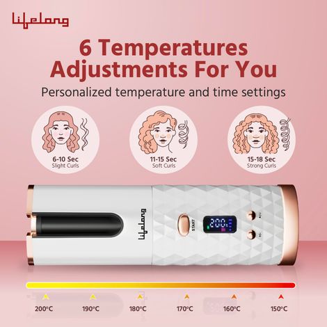 Lifelong Hair Curler For Women Professional Tools Curling Iron Automatic Hair Roller Machine