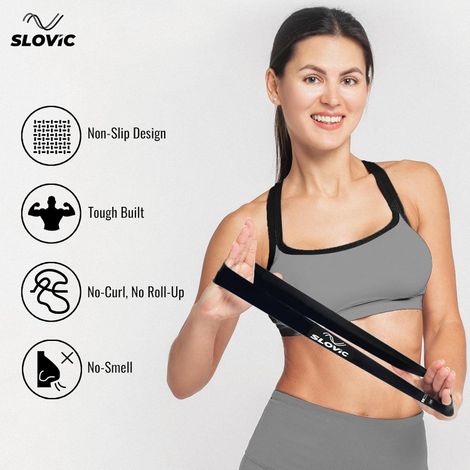 Slovic Mini Loop Resistance Bands | Non-Slip Elastic Bands for Home Workout