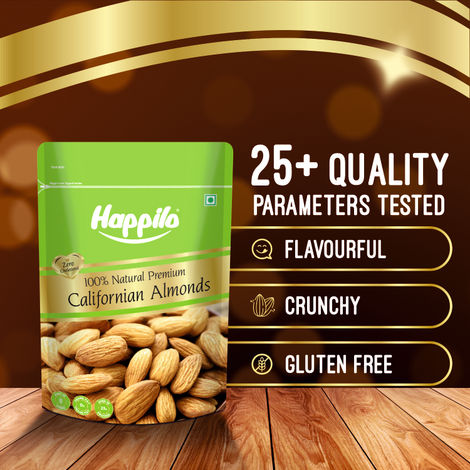 Happilo Premium California Almonds|Badam Giri|Dry Fruits