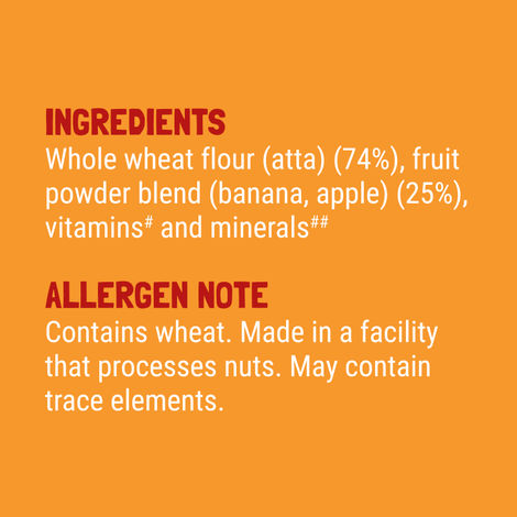 Slurrp Farm Wheat Apple and Banana Instant Healthy Cereal 100% Natural | No Added Sugar | No Milk