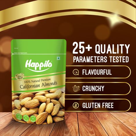Happilo Premium California Almonds|Badam Giri|Dry Fruits