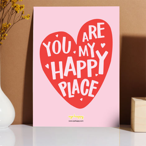 Oye Happy My Happy Place Mother's Day Greeting Card
