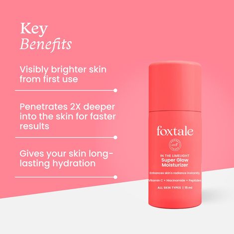 Foxtale Super Glow Moisturizer with Vitamin C 15ml