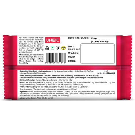 UNIBIC Fruit & Nut My Favourite Pack