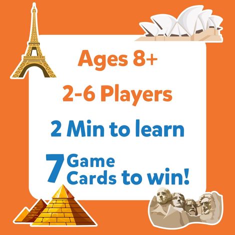 Skillmatics Guess In 10 - Countries Of The World Card Game (8+ Years)