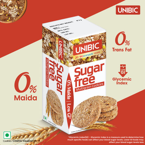 UNIBIC Sugar Free Multigrain Cookies
