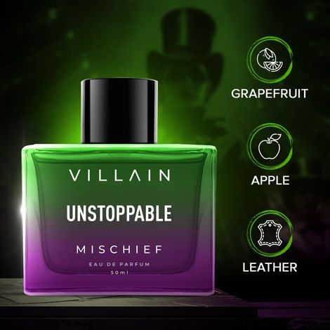 Villain Unstoppable Mischief Premium Long Lasting Fragrance Eau De Perfum For Men
