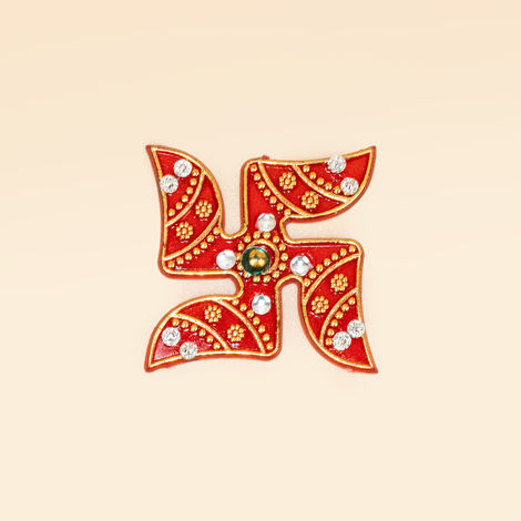 Kalash Charan Swastik Sticker | Diacraft