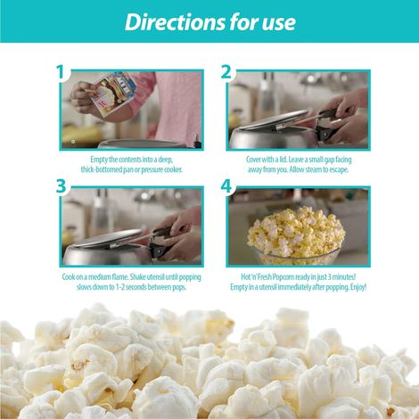 Act II Instant popcorn - Butter Pepper, Hot & Fresh in 3 Mins