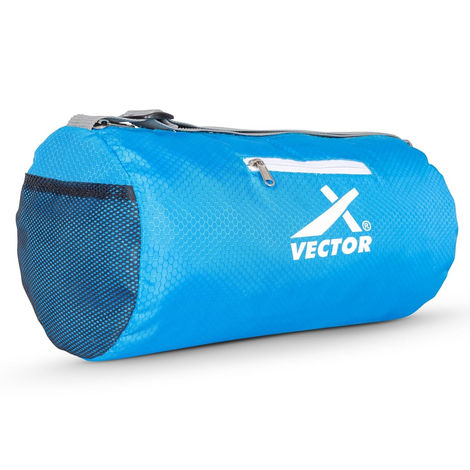 Vector X Unisex Textured Polyester 17 L Gym Bag | Blue - One Size