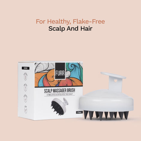 FURR By Pee Safe Scalp Massager Brush | Stimulate Hair Growth & Scalp Health