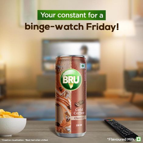 Bru Classic Cold Coffee (180ml) & Bru Caramel Cold Coffee (180ml) & Bru Hazelnut Cold Coffee (180ml) Combo