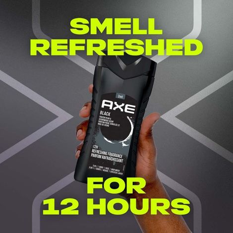 Axe Black 3-in-1 Body,Face & Hair Wash | For Men