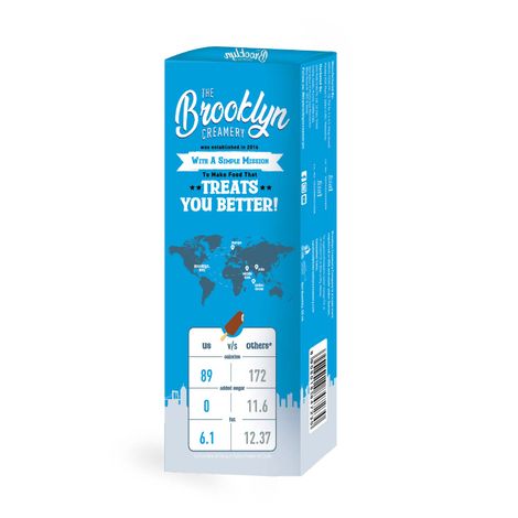 The Brooklyn Creamery Vanilla Chocobar (Zero Added Sugar)