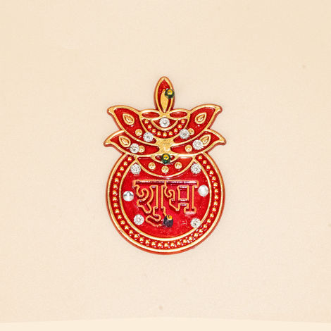 Kalash Charan Swastik Sticker | Diacraft