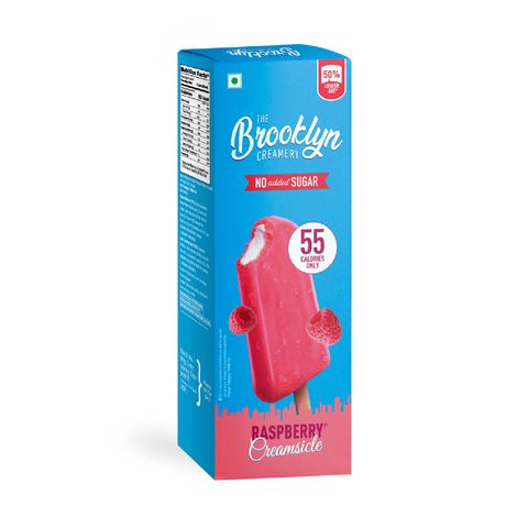The Brooklyn Creamery Raspberry Creamsicle (Duet-With Zero Added Sugar)