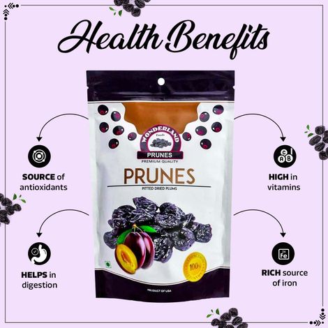 Wonderland Foods Dried Prunes