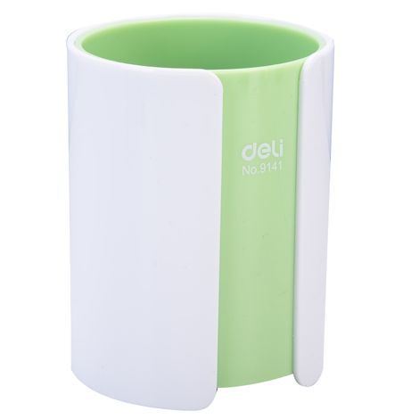 Deli E9141 Dual Color Pen Holder, Pen Stand, Assorted