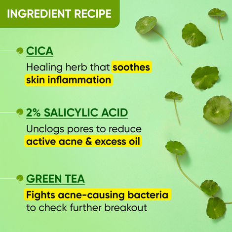 Dot & Key Cica Salicylic Face Wash With Tea Tree Oil For Oily Acne Prone Skin