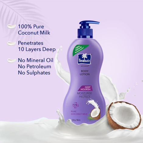 Parachute Advansed Deep Nourish Body Lotion With Pure Coconut Milk