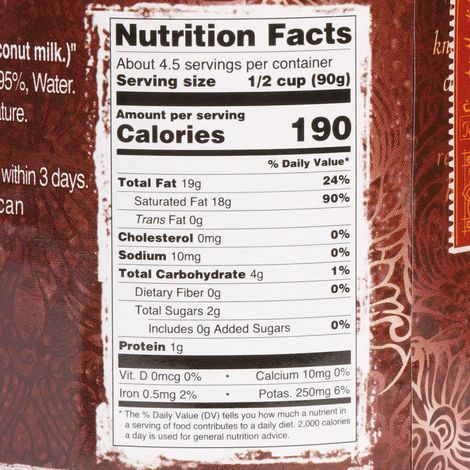 Real THAI Original Thai Cuisine Coconut Cream