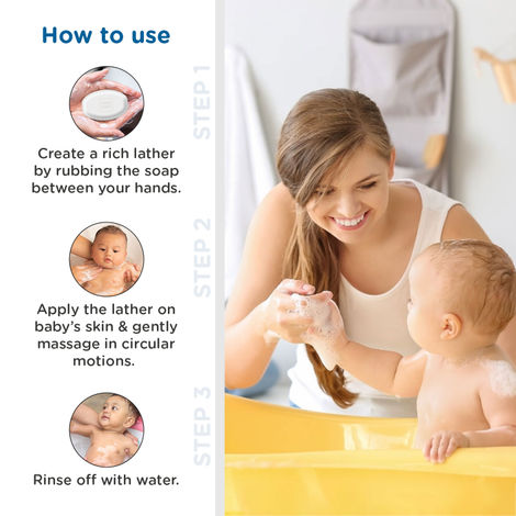 Mee Mee Nourishing Baby Soap with 100% Natural Amond Oil and Milk Extract