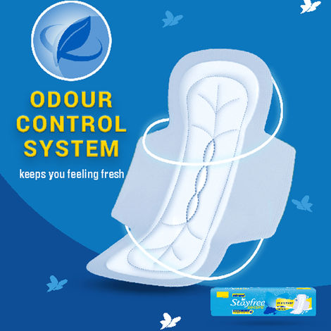 Stayfree Secure Regular Sanitary Pads | Regular | 6 pcs