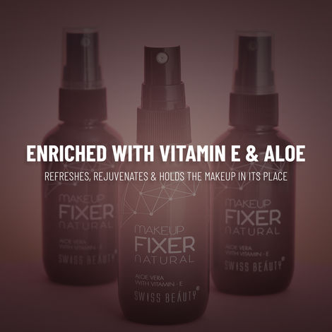 Swiss Beauty Long Lasting Professional Makeup Fixer Setting Spray With Vitamin E & Aloe Vera
