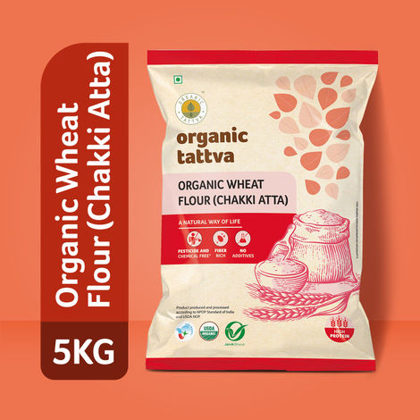 Organic Tattva Wheat Flour | Chakki Atta
