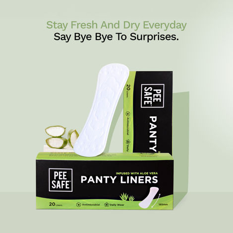 Pee Safe Aloe Vera Panty Liners for Everyday Protection