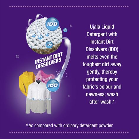 Ujala Front Load Liquid Detergent Refill for Tough Dirt Removal and Colour Care