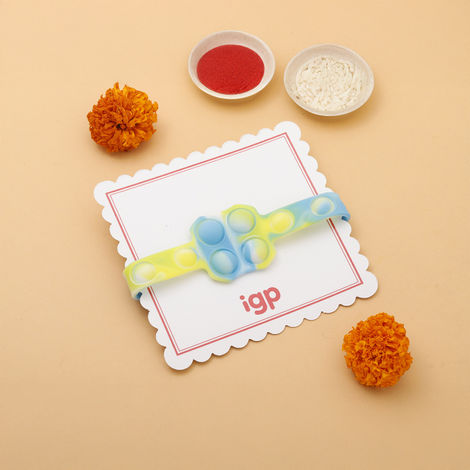 IGP Blue and Green Silicone Bracelet