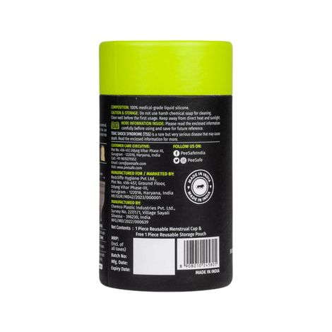 Pee Safe Reusable Menstrual Cup Small