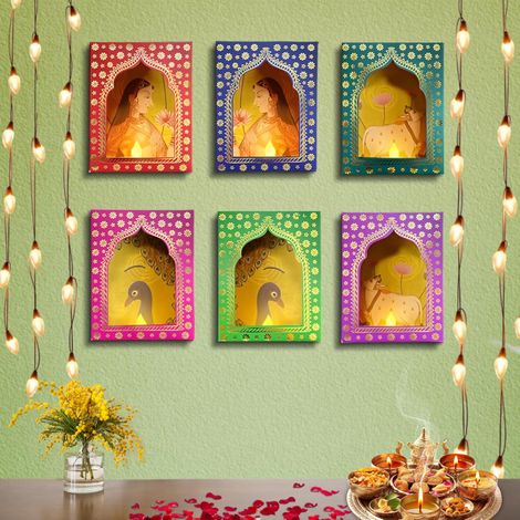 Jharokha Tealight | Pack Of 5 | Mad Over Print