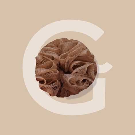 GUBB Lux Sponge Round Loofah - Pebble