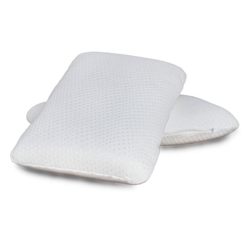 Wakefit Super Soft Foam Pillow | Regular Size | 21.5 x 13.75 x 5 inches | White | Pack of 2