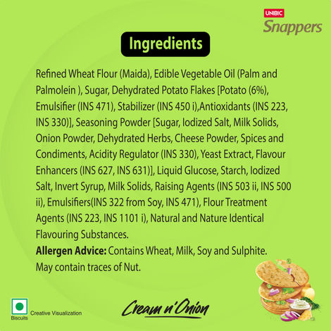 UNIBIC Snapper Cream & Onion