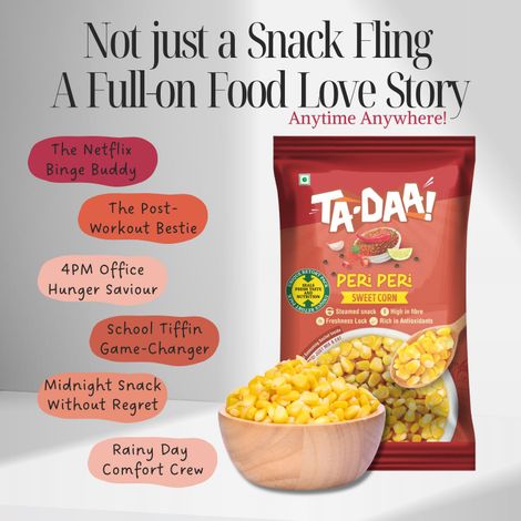 Tadaa Sweet Corn Kernels Peri Peri