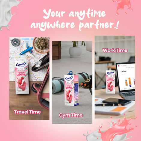 Cavin's Strawberry Milkshake