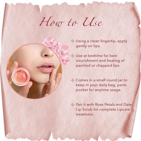 Khadi Essentials Wild Rose Lip Balm With Vitamin E | SPF 20 | Repairs & brightens Lips
