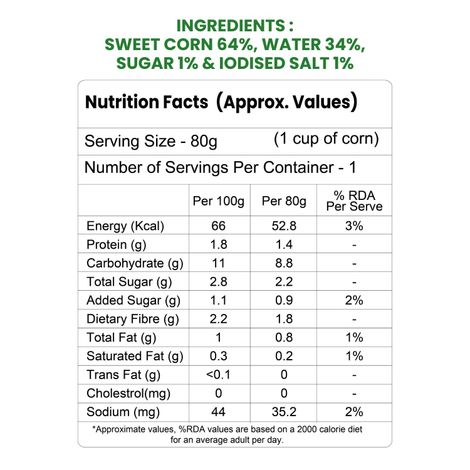 Tadaa Sweet Corn Kernals Wasabi Heat